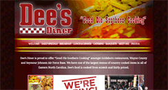 Desktop Screenshot of deesdinernc.com